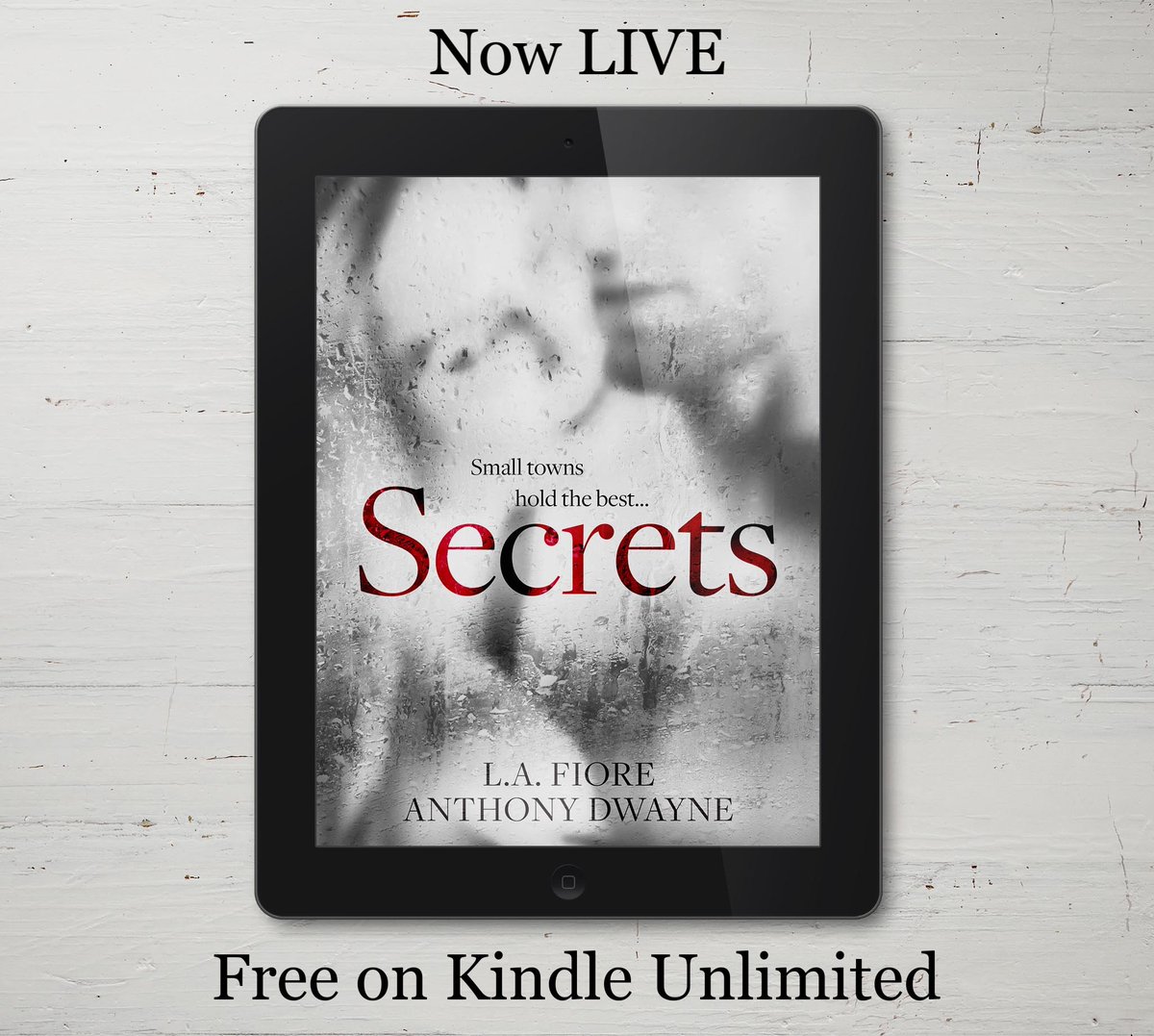 Now LIVE on Amazon and KU
Small towns hold the best...
SECRETS by L.A. Fiore &amp; Anthony Dwayne
Purchase here: amazon.com/dp/B089ZZV8YX
Add to your Goodreads TBR: goodreads.com/book/show/5351…
#KeepFightingAnthony