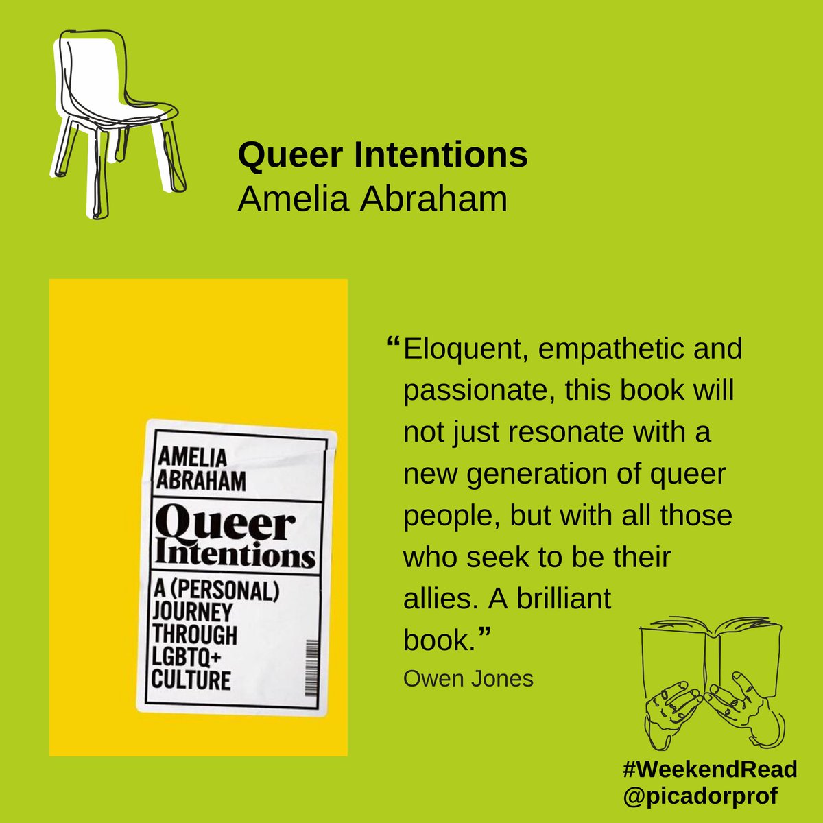 picadorprof's tweet photo. 🌟 @OwenJones84 reviewed #QueerIntentions written by @MillyAbraham, publisher @picadorbooks 🌟
Find out more about the book here:
https://t.co/qK1wosZDmw

#WeekendRead 📚 https://t.co/dVGeuM7wKG