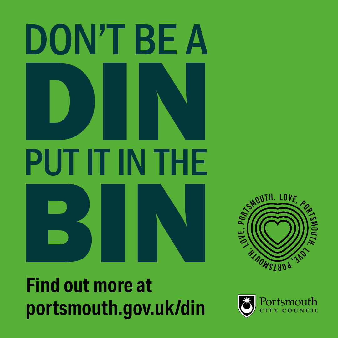 We generally avoid name-calling, but in this case, we think it's justified. As lockdown has lifted, people have left huge amounts of rubbish in our beautiful open spaces. Read more: ow.ly/W0g550AoSRE #dontbeadinputitinthebin #loveportsmouth #greenandclean