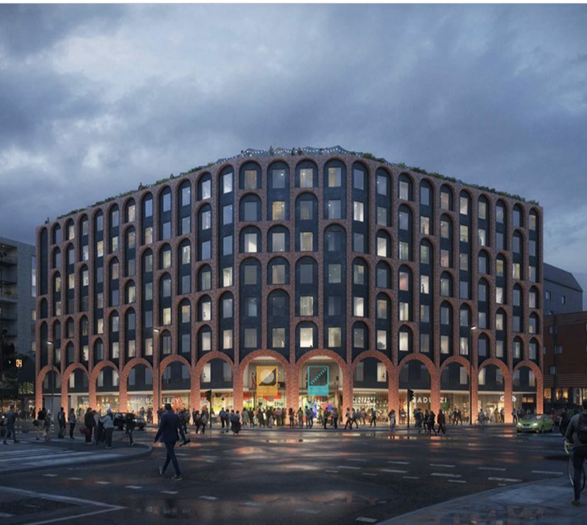 We_R_HighamHill's tweet photo. The proposals for the Standard Site at Blackhorse Road have changed somewhat! Shared after seeing a post on Facebook. I much preferred the old design. It was good. Have they changed architects? No mention of them now. https://t.co/h9zIyEscZ2 https://t.co/6MJsIejnlo