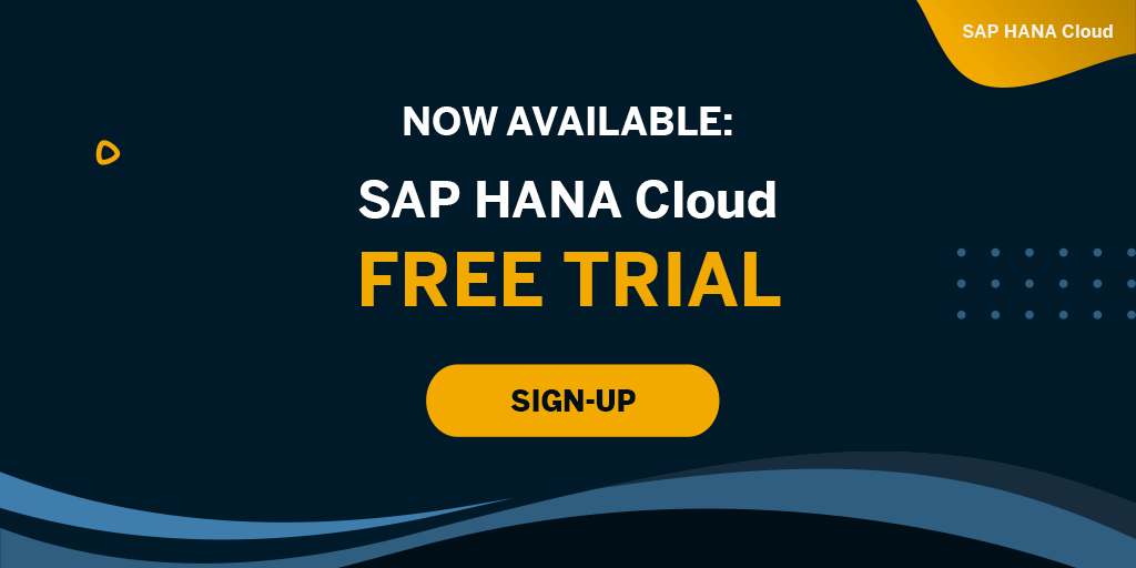 SAP's tweet photo. Test-drive the powerful features of SAP HANA Cloud and see how you can extend your on-premise landscape to the cloud with our hybrid data strategy.

Begin your free trial: https://t.co/fNKKzmg5gL

@SAPInMemory https://t.co/QF0RSXoUdJ