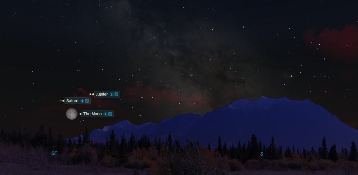 Celestial fireworks: See Jupiter and Saturn with a 'Buck Moon' lunar eclipse this Fourth of July weekend dlvr.it/RZtQnJ