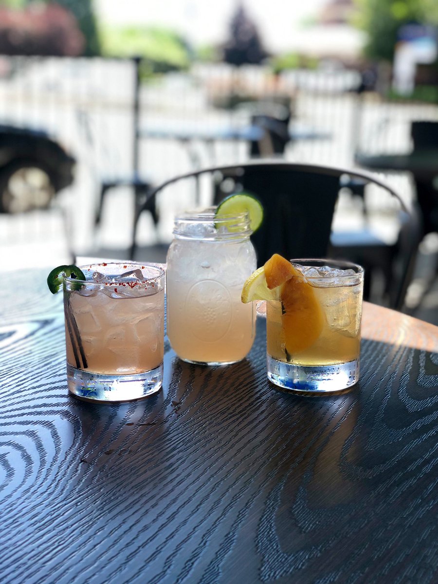 NOW OPEN for indoor &amp; outdoor dining! Come down and enjoy some delicious food/drinks on our brand new patio. Parking and Entrance located between 17 &amp; 21 Bird St. #restaurant #patio #drinks #food #foxboro #Massachusetts