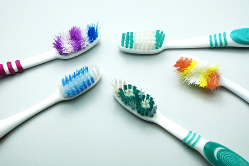 Replace toothbrushes every 3 to 4 months. Consider getting a new toothbrush sooner if you have been sick, especially if the toothbrush is stored close to other toothbrushes. When in doubt, look at the bristles. If they are frayed, they won't clean teeth as thoroughly 🙂