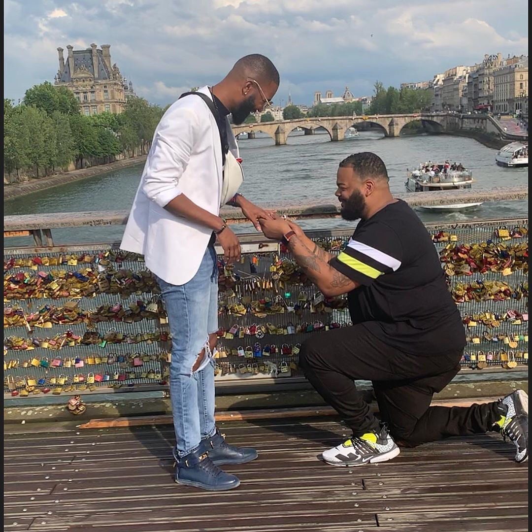 What's better than one Paris proposal? Two Paris proposals! 🇫🇷✨"We had a surprise double engagement. Neither one of us knew that the other was planning on proposing!” - Jay ❤️ Congrats to the happy couple on their #justsaidyes moments!