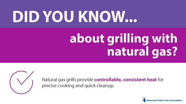 APGA's tweet photo. Planning to grill for the #FourthofJuly ? Did you know... #naturalgas grills provide controllable, consistent heat to allow you to be precise with cooking and clean up quick! #knownaturalgas #dyk https://t.co/BW7vHh3RhM