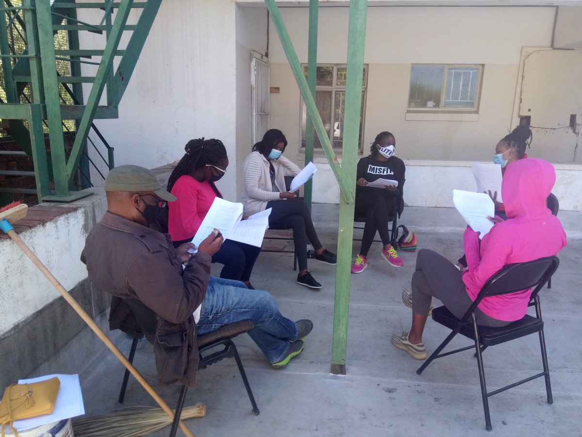 Rehearsal for Vagina Monologues Africa started this week. The girls are excited. They all agree the monologues are much closer to home, more relatable to local women audiences. 
<a href="/LadyTshawe/">LozikeyiLite™</a> 
<a href="/memorykumbota/">memory kumbota</a> <a href="/melody_vee_/">Melody Sango</a> <a href="/madzimuret/">Tambudzai Madzimure</a> <a href="/Yvonne_Maphosa/">Dr. Yvonne Maphosa</a> <a href="/HivosWiL/">Hivos-Women Empowerment</a> <a href="/OSISA/">OSISA</a> <a href="/culturefundzim/">Culture Fund</a>