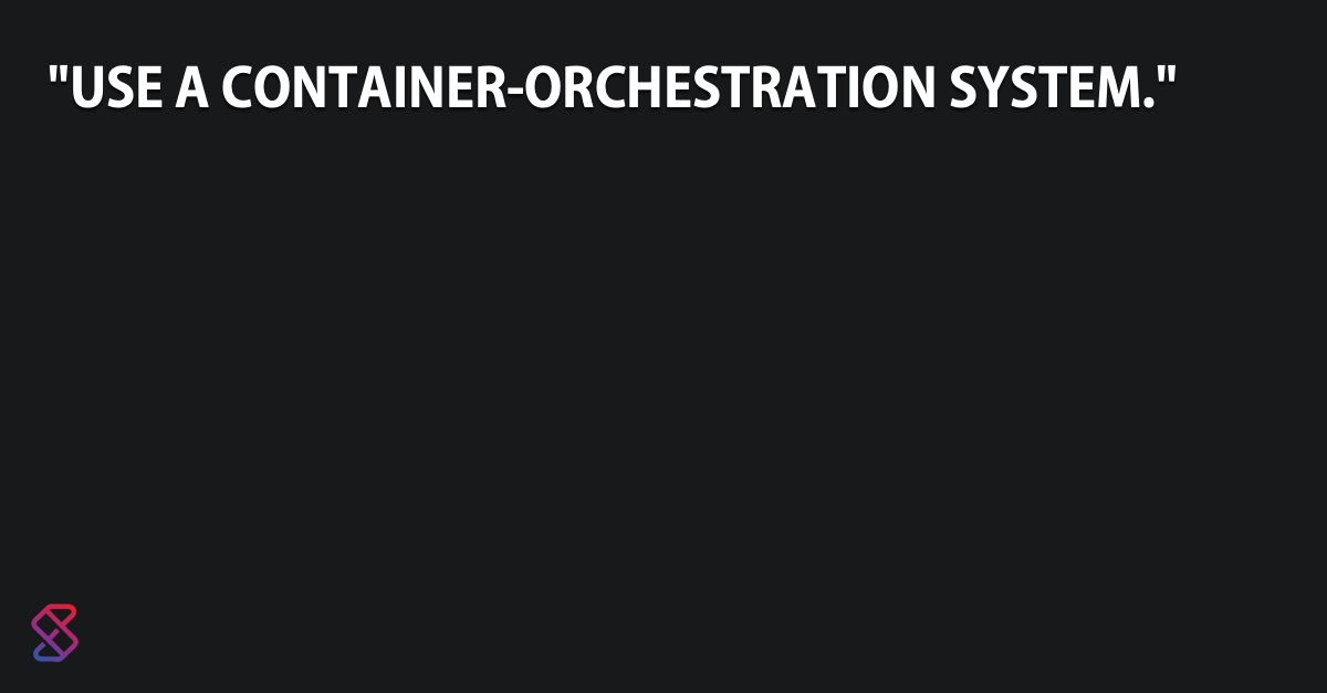 sspaeti's tweet photo. “Use a #containerorchestrationsystem.” #Kubernetes has become the #defactostandard for your #cloudnative apps to #scaleout (#horizontal instead of vertical) and to deploy your #opensource zoo fast, #cloudproviderindependent. #Nolockin here as well. More: https://t.co/o9jUadfX1M https://t.co/NWyxhYrw9e