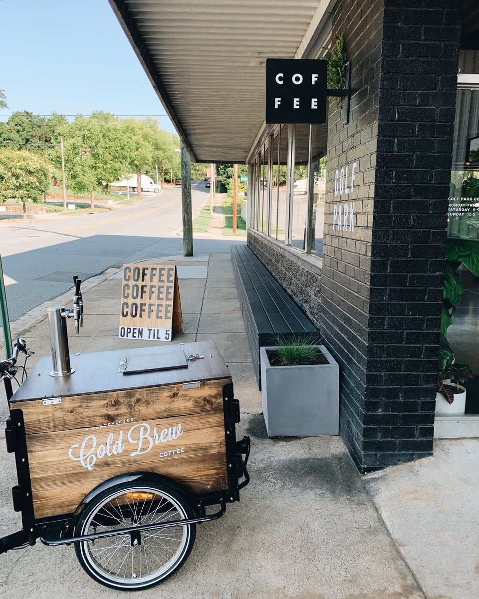 FREE Cold Brew! We’re celebrating 2 years on Bedford Ave this Sunday. Come hang &amp; grab a brew on the house—while supplies last [7/5 12pm-5pm]. #GolfParkCoffee #GPCtrike