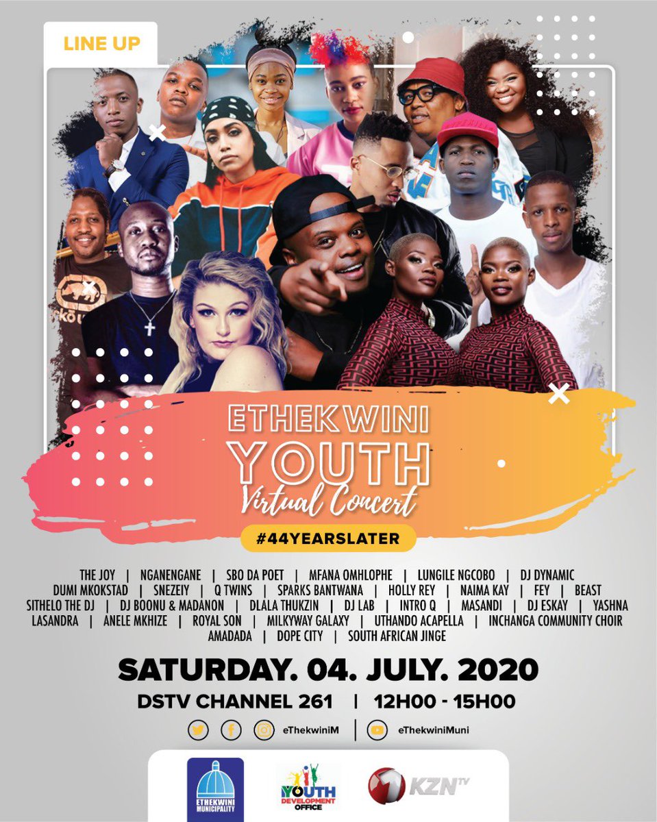BEAST_RSA's tweet photo. Catch us on the Tele 📺 tomorrow Saturday 04 July 2020 🤟🏾🤟🏾 #EthekwiniYouthVirtualConcert #44YearsLater https://t.co/kn6plDd7Dx
