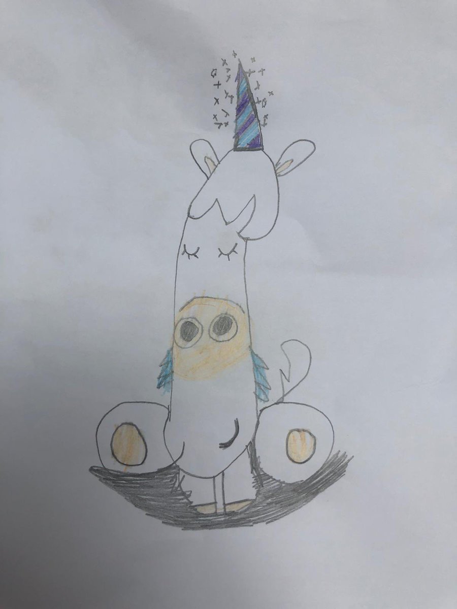 RobboRobson21's tweet photo. according to my niece, this is a unicorn and definitely not a cock and balls. https://t.co/sa5WQ4Z726