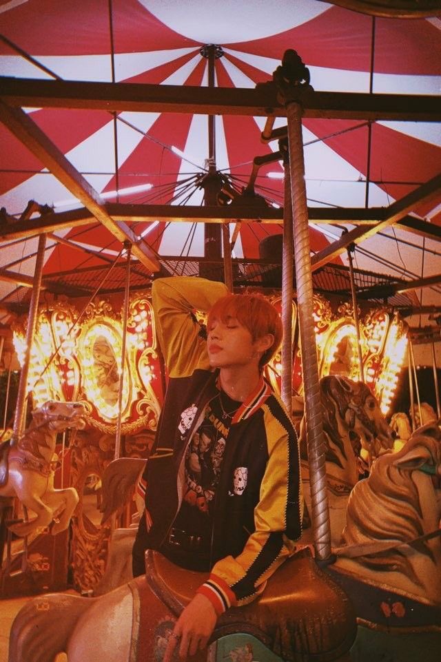 amusement park dates with sunwoo;as a idol trainee, sunwoo practices everyday & still has to worry about school. he never complains about stress but u know he’s really tired. you planned this date and he’s been smiling the entire day, enjoying himself like a child 