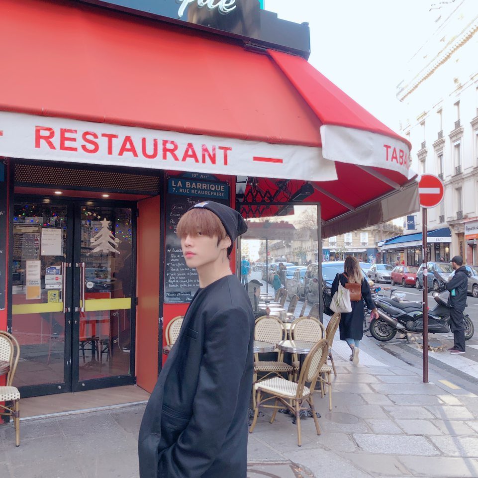 restaurant dates with sunwoo;“sunwoo” you called out to him. “mm?” he turned and saw you taking a picture of him  “hurry up! let’s go I’m hurry...” he pouted and whined as u laughed and rushed over to him 