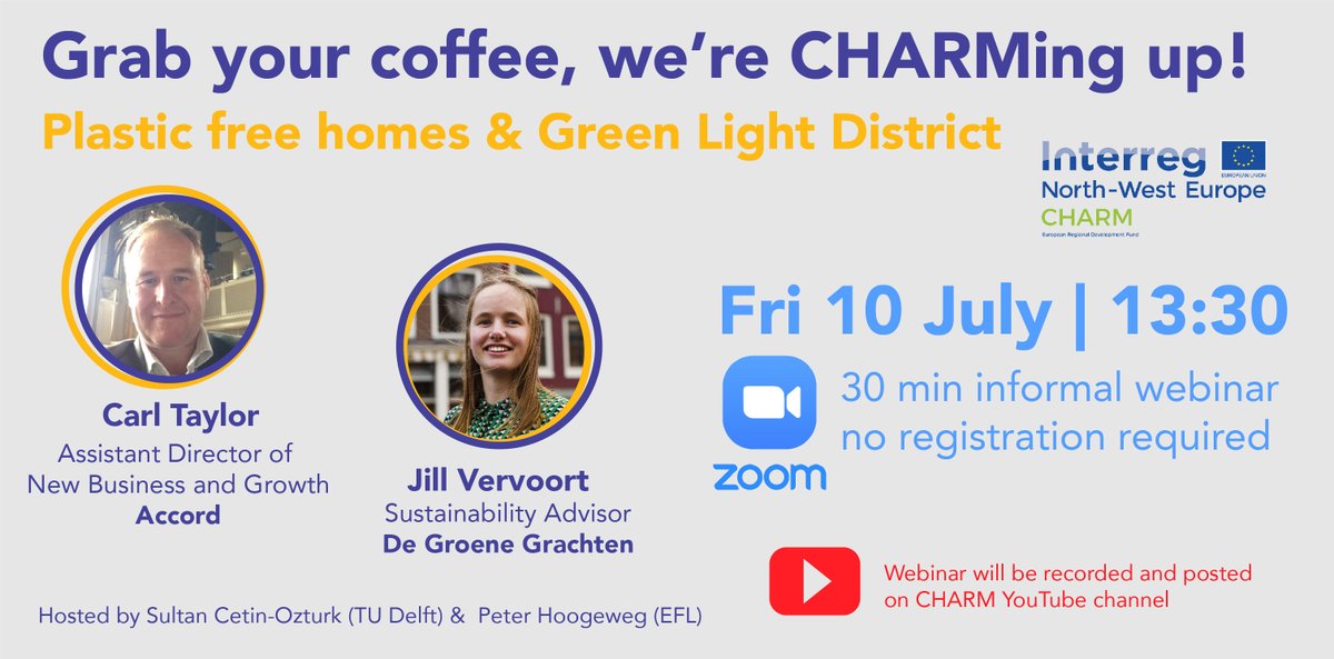 KampC_be's tweet photo. Neem jij vrijdag 10/7 deel aan het informele #webinar over plasticvrije woningen en groene lichtwijken?
Deelname link: https://t.co/STO0mTLdfg
#CHARMInterreg @INTERREG_NWE https://t.co/EFjE4okb8z