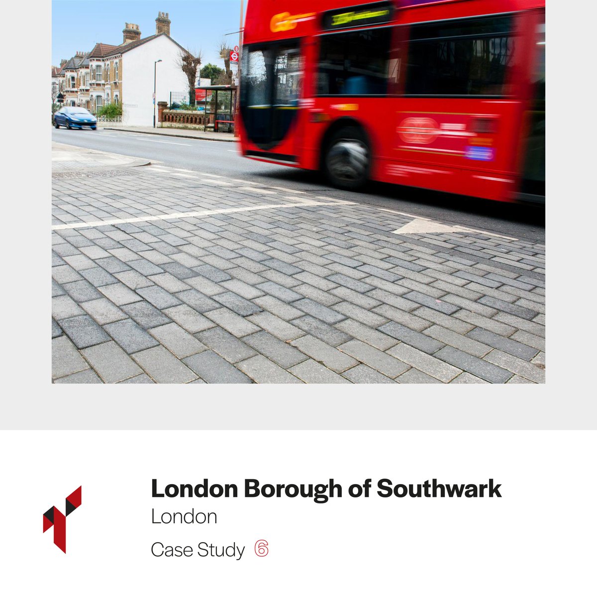 Tobermore's tweet photo. #FeatureProjectFriday takes us to London Borough of Southwark 🚌
Clients @lb_southwark required a block paving system that would act as both a traffic-calming measure & sustain HGV traffic.
The Solution; Tobermore City Pave VS5. Case study details - https://t.co/ChT6um5Msk https://t.co/wbjDC677tS