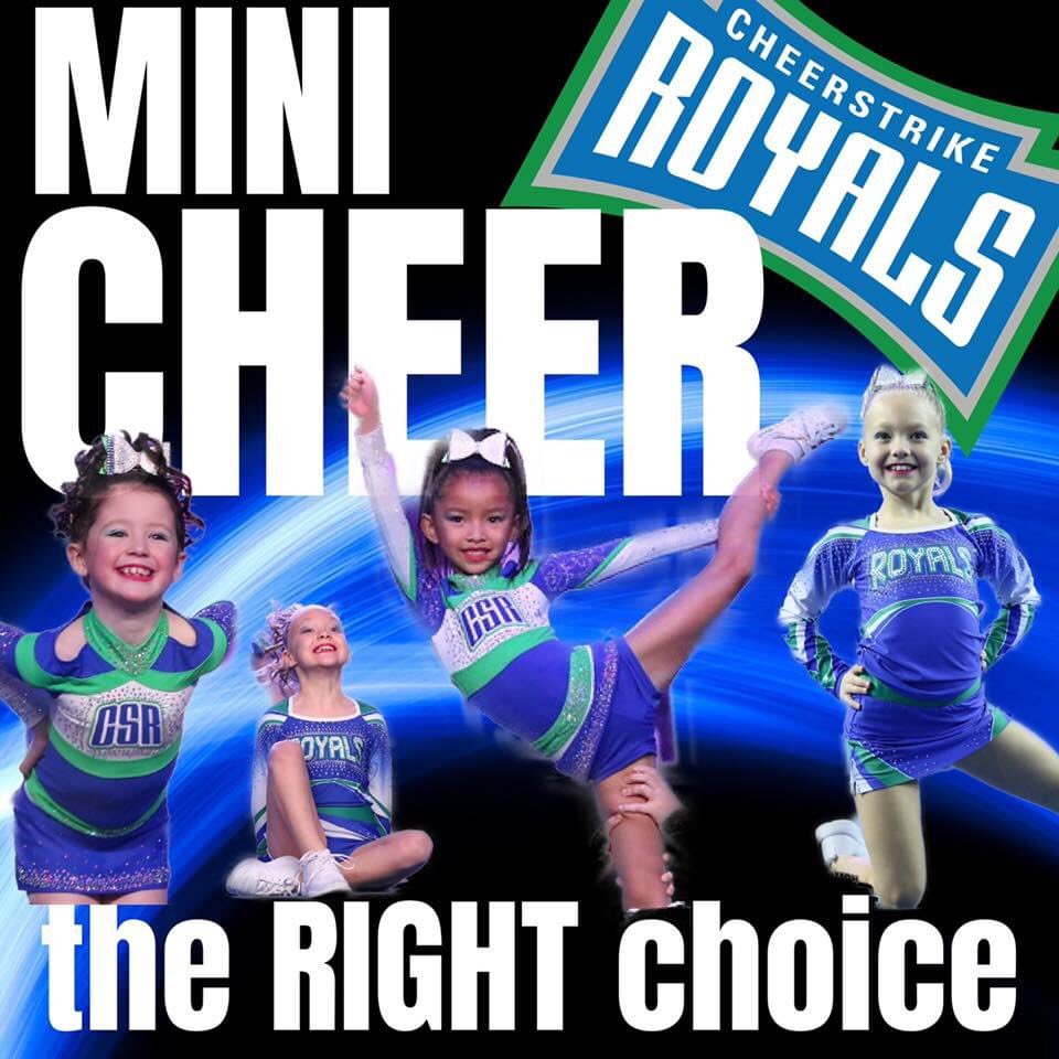 CS_Royals's tweet photo. Join the #royalfamily of #cheer for #seaon8 and help us #strikeback!!!
U8 cheer offers young athletes skill development, discipline and friendship. Team Placments July 6-10. #ldnont #teamplacements #minicheer https://t.co/5UHZQvioUE