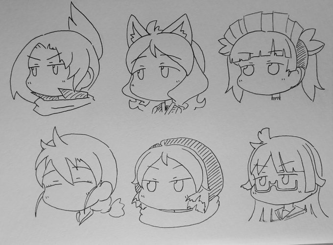 六姉妹。
#ケムリクサ 