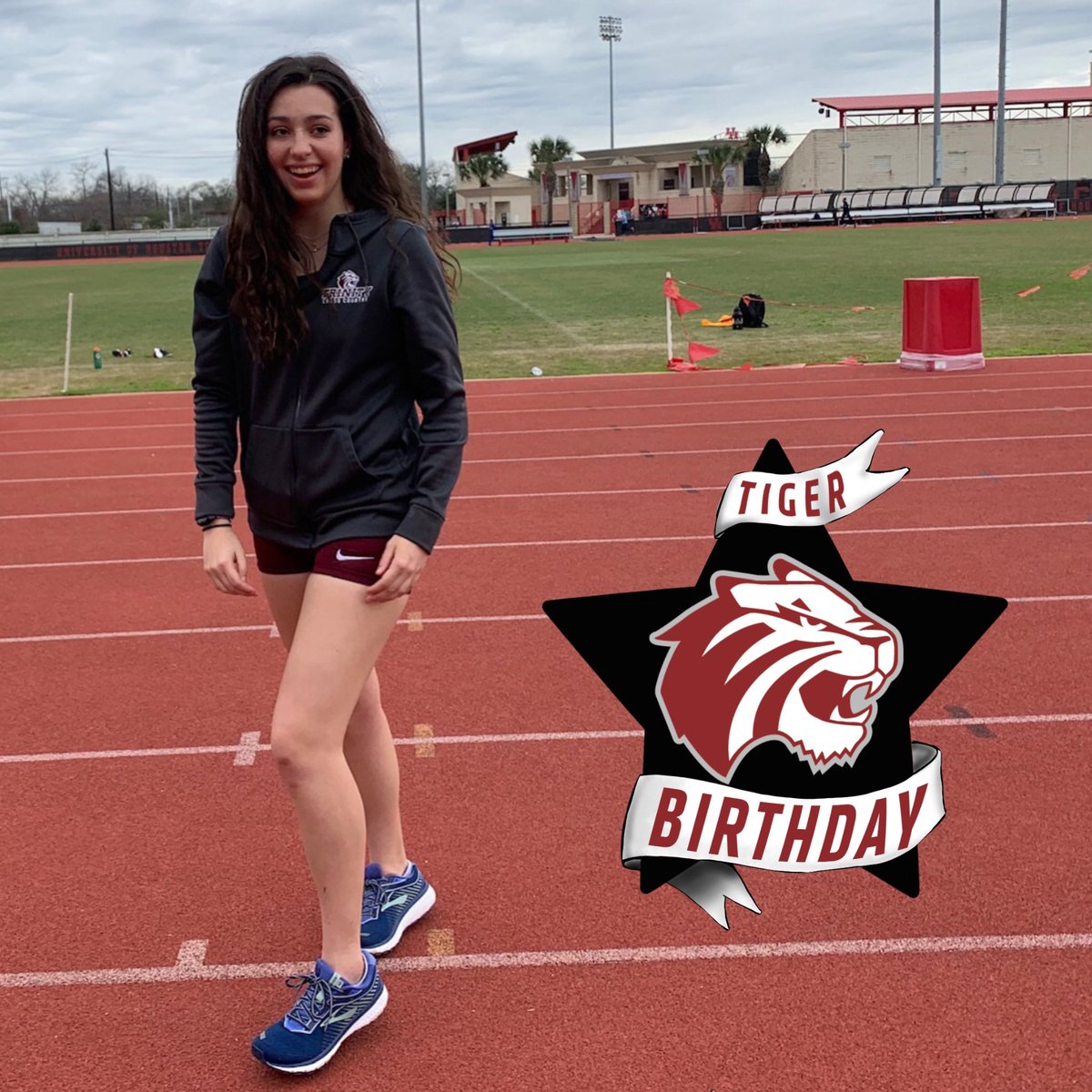 trinityxctf's tweet photo. Birthdayz for dayz! Happiest of dayz to our sophomore Lynzie! #TeamThoughts trend towards her loyalty, spirit, and determination. We've watched her race under the toughest circumstances, help teammates when theyβre down, and cheer louder than anyone. #shegoesbyZ #TUXCTF #tigerz https://t.co/6UG3TVZrbI