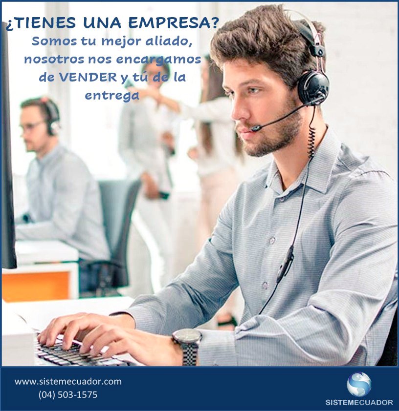 SistemEcuador's tweet photo. Servicio de Venta Omnicanal con reportería gerencial para toma de decisiones #SistemEcuador #ContactCenter #Televentas #Telemarketing #Colocación https://t.co/Ax6F0HGOnq