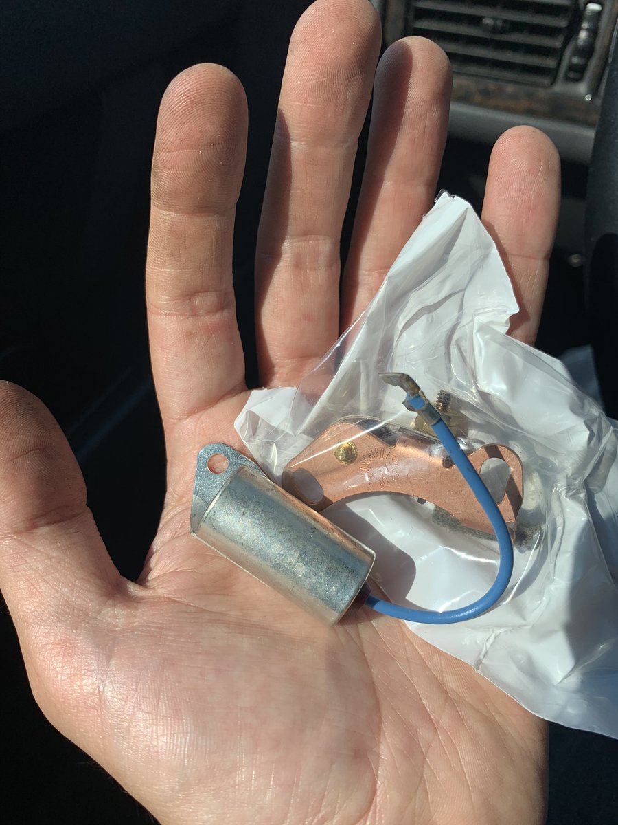 Time to go buy ignition points before work. 