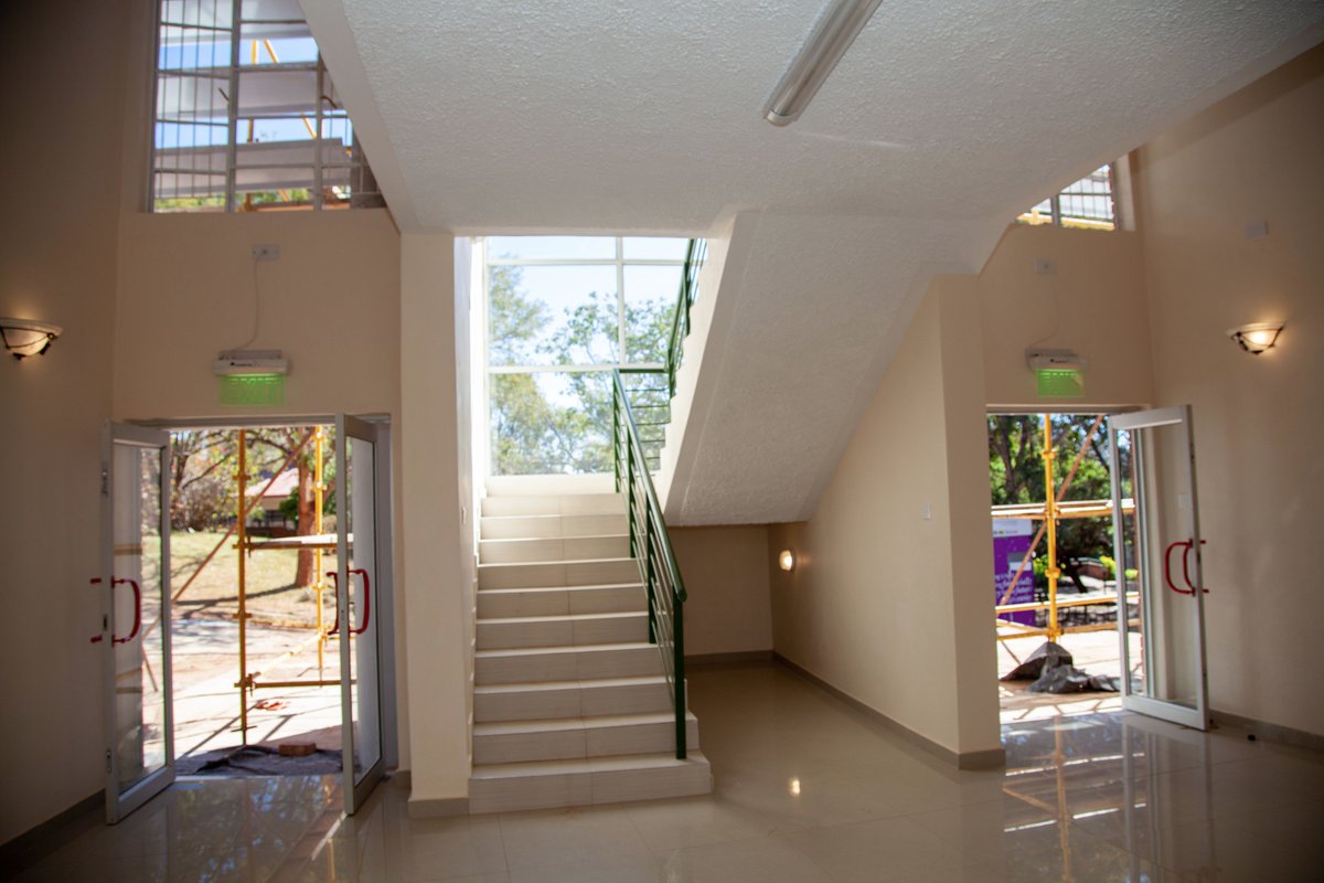 Africa_Univ's tweet photo. The Africa University Student Union building is nearing completion and as part of the quality control processes the design team, the construction company and the University Management did a practical completion inspection on the building. https://t.co/mWbAQQNuQr