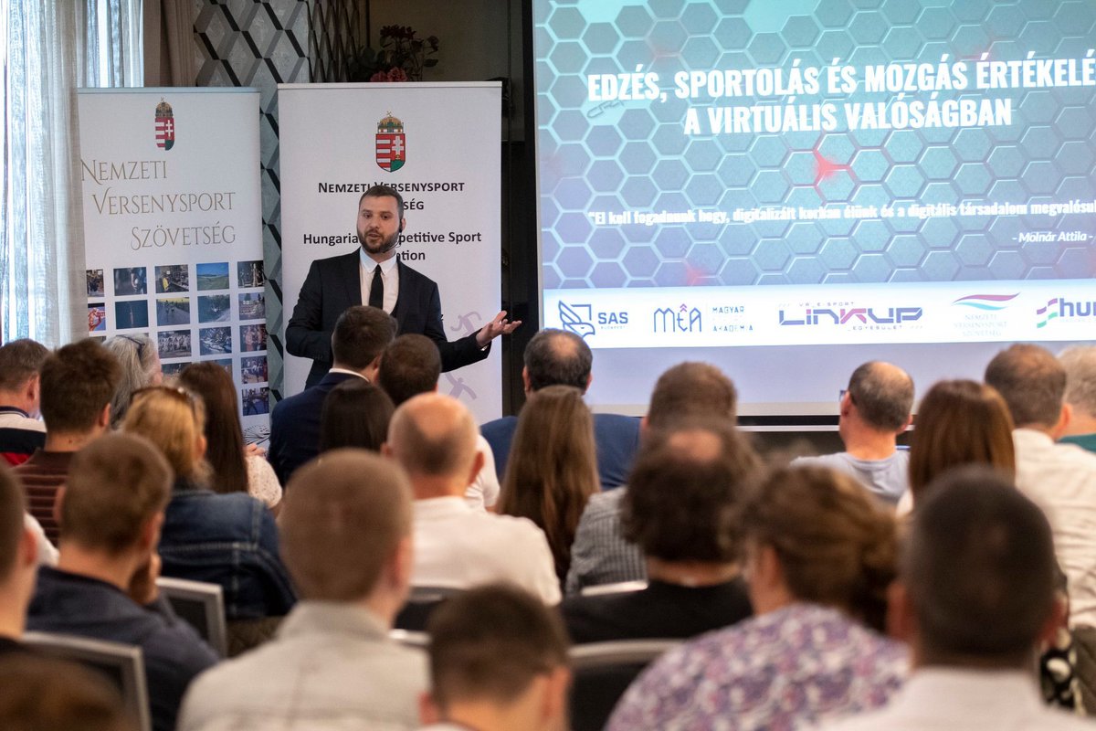 We were participants of a really important conference which was held by #NVESZ on the 25th of June. The main theme  was the digitalization of the traditional sports.

nvesz.hu/e-sportokat-pr…

#linkupvresa #hunesz #sasbudapest #magyaresportakademia #nvesz #digitalsport #conference
