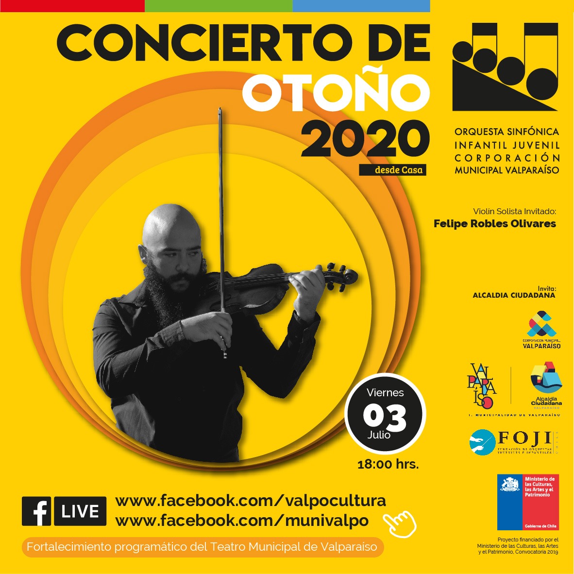 ideuso's tweet photo. Agradecidos de apoyar al equipo del Conservatorio y Orquesta Sinfónica Infantil y Juvenil de la @cmvalparaiso Son Bkns. Hoy concierto de Otoño virtual 👇 https://t.co/PPiMxen7qd