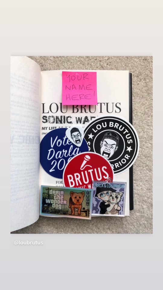 LouBrutus's tweet photo. RT TO WIN! Get this signed and personalized copy of #SonicWarrior along w other goodies! You're automatically registered each time you interact w any of my social media this weekend. Pick up a copy of the book, eBook, or audiobook here: https://t.co/Cuc2Imf5kx. #FridayMotivation https://t.co/jiBvwuQHs4