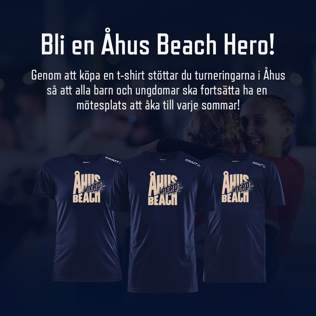 ahusbeach's tweet photo. Tillsammans med våra Heroes mot Åhus Beach 2021! ❤️
T-shirten finns i Herr, Dam och Junior-modell. 

Vår officiella supportershop 👉https://t.co/e4455vMpHM https://t.co/nTQVlMXNZ3