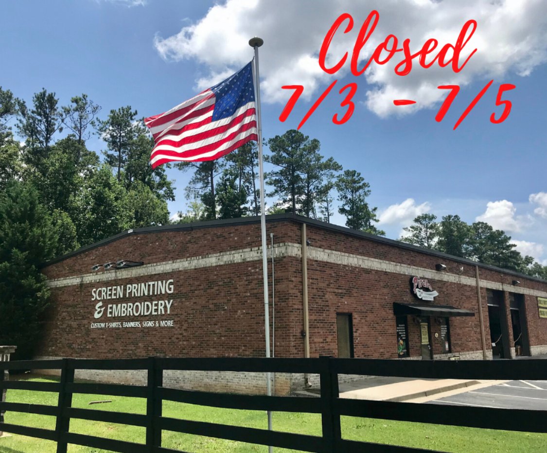 Pirateprinting1's tweet photo. Pirate Printing is closed today through Sunday. We will be back on Monday, ready to take orders over the phone and through email! - Everyone have a safe weekend! https://t.co/zyNZdEPeKS