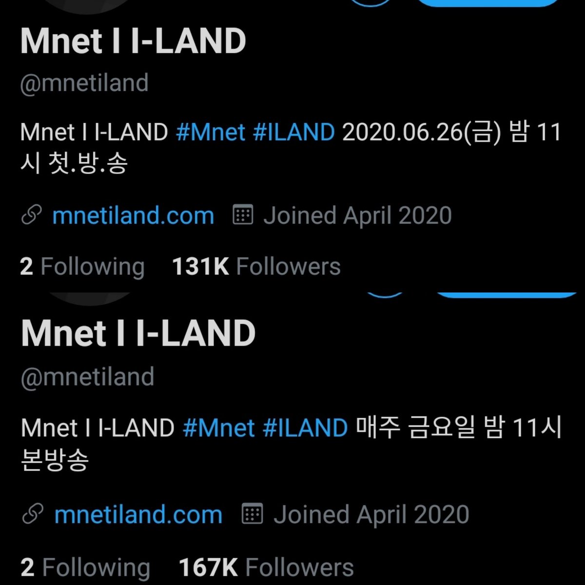 ENHYPENVIDS's tweet photo. I-LAND Social Media - Compared w/ 26/06/20 

Twitter - 36k ⬆️
Tiktok - 19k ⬆️
Instagram - 44k ⬆️
Weverse - 87k ⬆️ https://t.co/yjhKcFV645