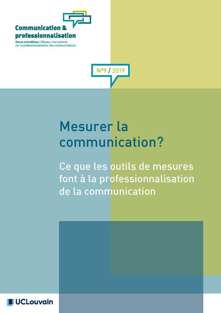 Mesurer la communication ? N°9 de la revue Communication &amp; Professionnalisation 
ojs.uclouvain.be/index.php/comp… 
#évaluation #légitimité #rationalisation #critique #efficacité #métriques 
Seurat
Heller 
<a href="/CamilleImhoff/">IMHOFF Camille</a> <a href="/DeborahHorlait/">Déborah Horlait</a> <a href="/comNchange/">François Lambotte</a> 
<a href="/CaddeReputation/">Camille A</a> 
<a href="/artxtra/">Julien PIERRE</a> 
@dpelissier1