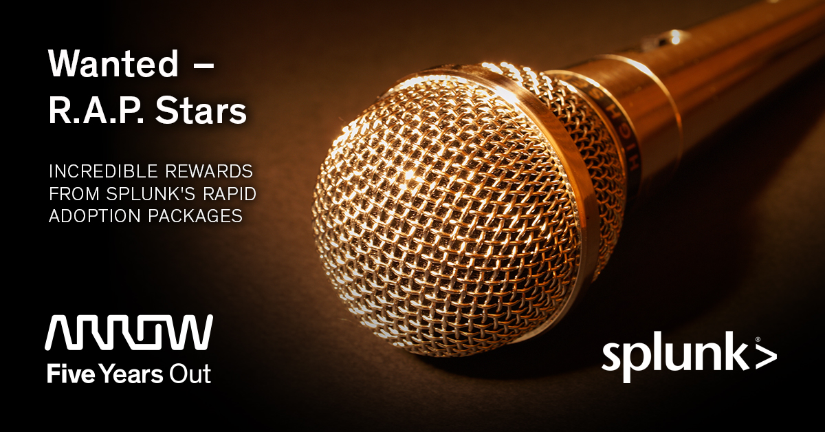 mrdmsmith's tweet photo. Ever dreamt of being a rap star? Now's your chance with @Splunk &amp; Arrow. We're giving away a massive 20k points to spend at our online store for every Rapid Adoption Package quote. Sign with us today: https://t.co/OTI8ul2OQD #splunk #SplunkRapStar #DataToEverything #Arrow https://t.co/XX0muzhT60