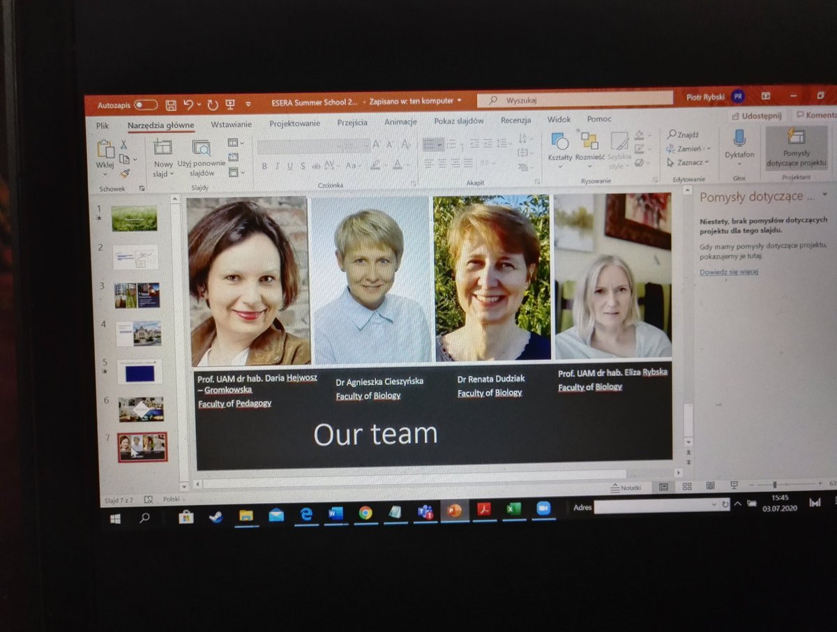 Next years team at Posnan. #ESERAVDN