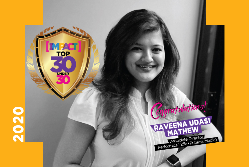 IMPACT_onnet's tweet photo. Congratulations to Raveena Udasi Mathew, Associate Director, Performics India (Publicis Media) on being featured in the #IMPACTTop30 list @udasy
@performics @PublicisIndia @e4mtweets https://t.co/6iPa8gYApH