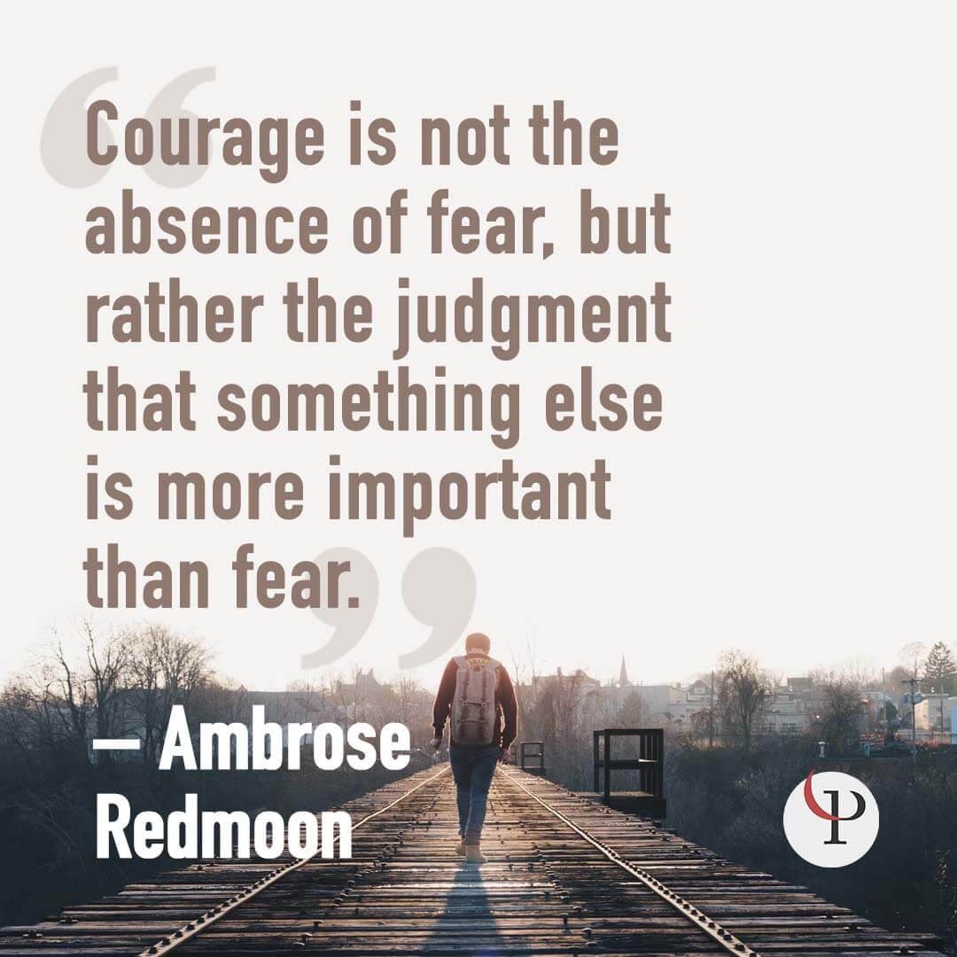 NowakRo's tweet photo. “Courage is not the absence of fear, but rather the judgment that something else is more important than fear.” ―Ambrose Redmoon

Let your fear drive your strength. Use it to create lasting &amp; meaningful change.

#BuildHOPEedu #brkindEDU #tlap #LeadLAP #edchat #BeTheOne #LearnLAP https://t.co/YS9RhpBmdL