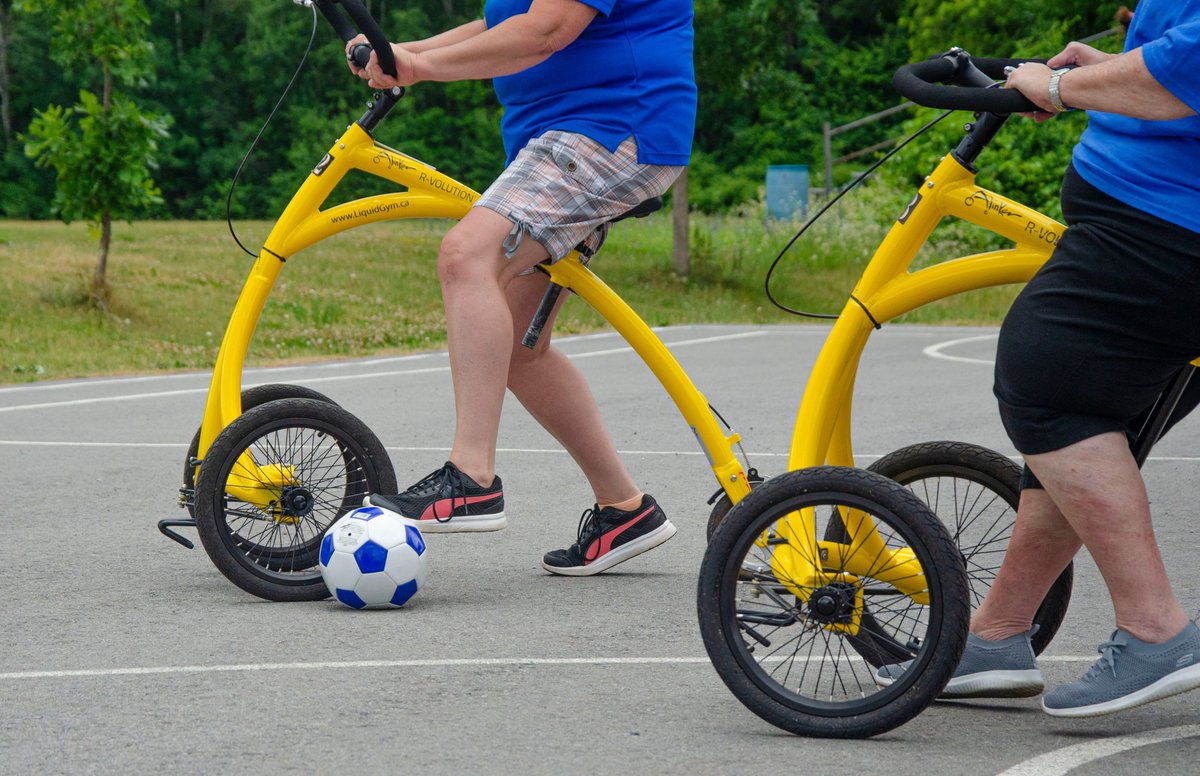 Soccer on Alinkers - yes! #Alinker #soccer #keepmoving #socialinclusion #2legit2quit #sport