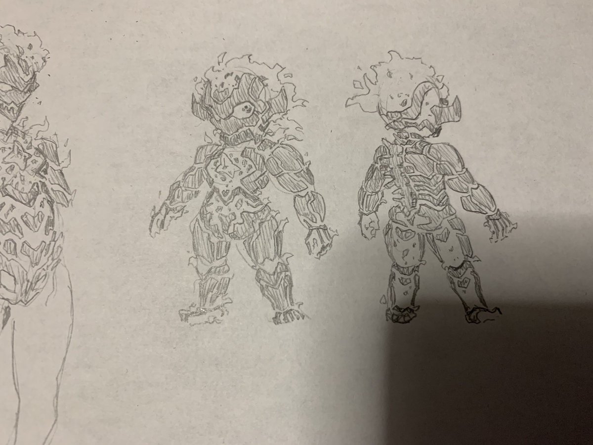 最近あまりにも絵を上げてないので落書きした星の戦士置いておきますね 