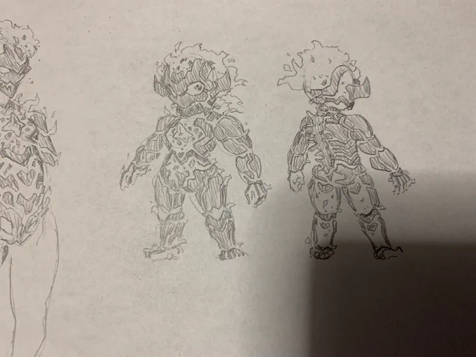 最近あまりにも絵を上げてないので落書きした星の戦士置いておきますね 