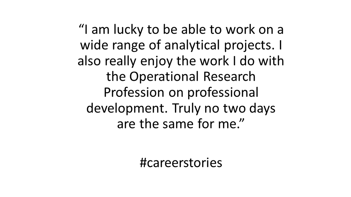 Ever wondered what it’s like working in government analysis? Our career framework features #careerstories to give you an idea!

ow.ly/fYbL50Ap0Vv