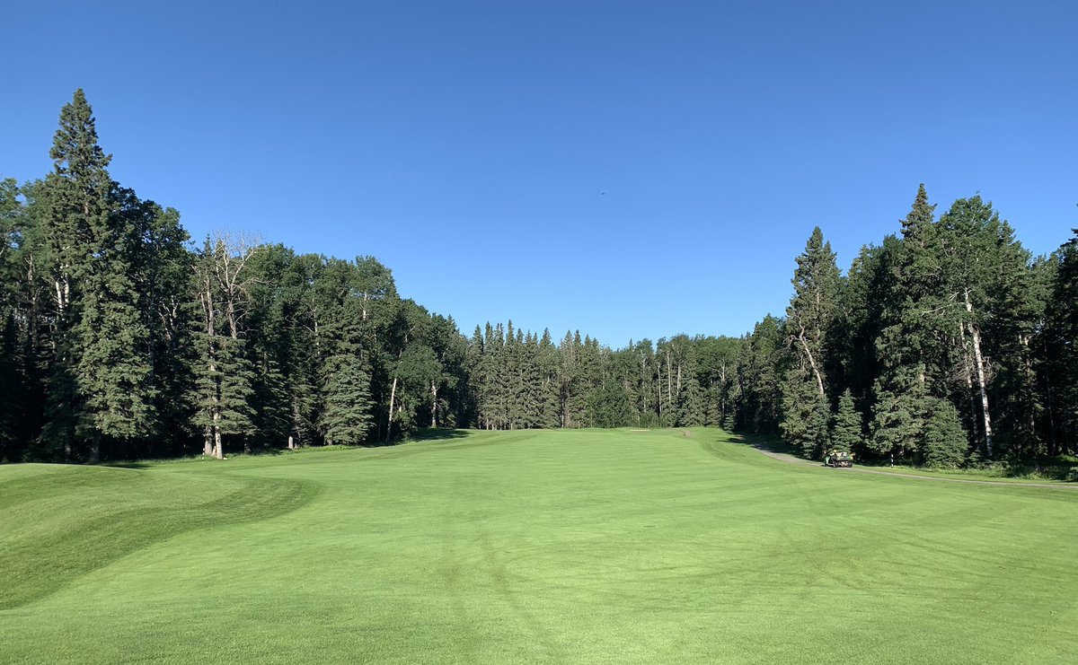 Great morning round today <a href="/WaskesiuGolf/">Waskesiu Golf Course</a> course is in phenomenal shape