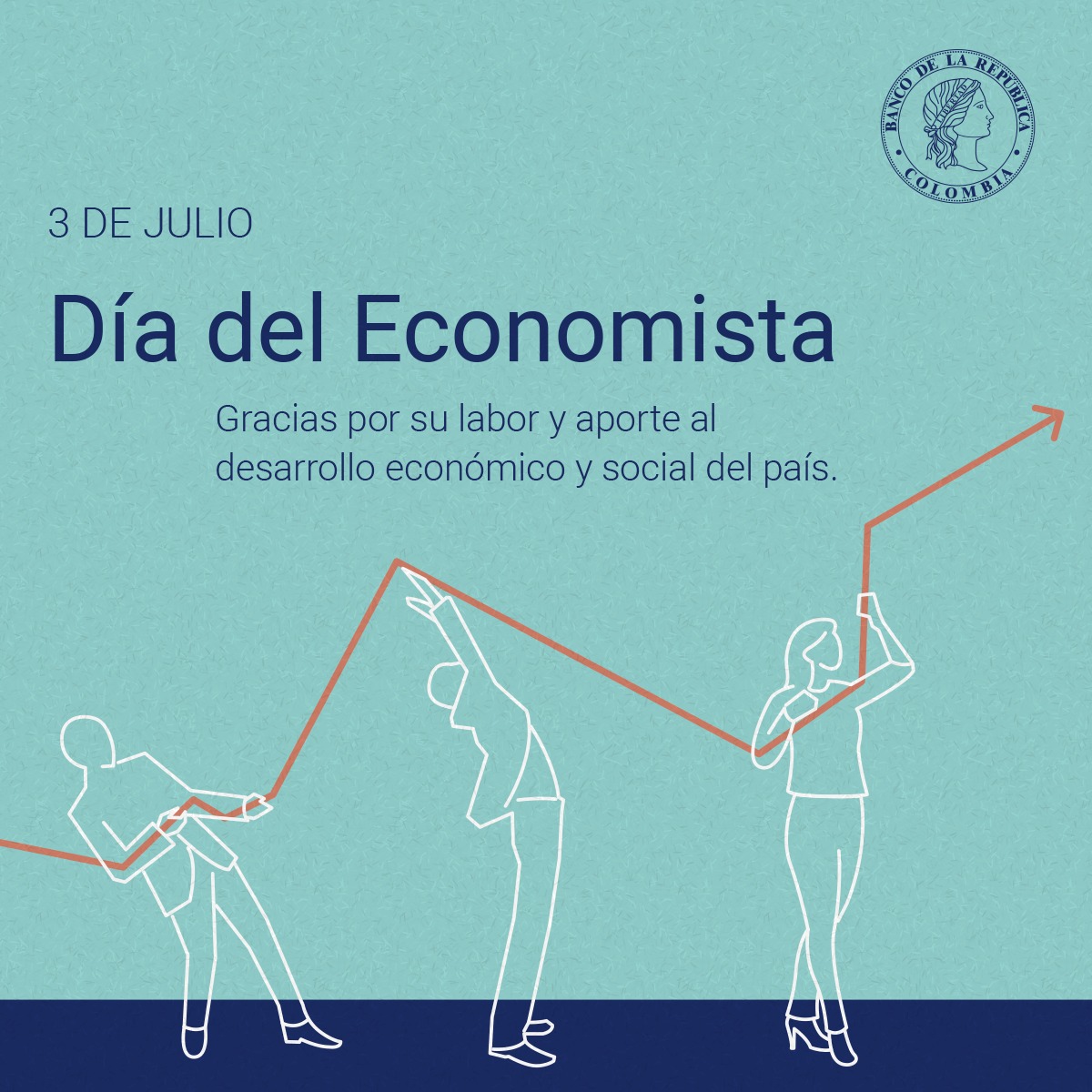 Banco República 🇨🇴 (@bancorepublica) on Twitter photo #DíaDelEconomista El <a href="/BancoRepublica/">Banco República 🇨🇴</a> envía un saludo especial a los profesionales de esta ciencia en todas las regiones del país. También, a quienes con su trabajo diario y su experiencia apoyan el cumplimiento de nuestra misión como banco central de los colombianos. #DíaDelEconomista El <a href="/BancoRepublica/">Banco República 🇨🇴</a> envía un saludo especial a los profesionales de esta ciencia en todas las regiones del país. También, a quienes con su trabajo diario y su experiencia apoyan el cumplimiento de nuestra misión como banco central de los colombianos.