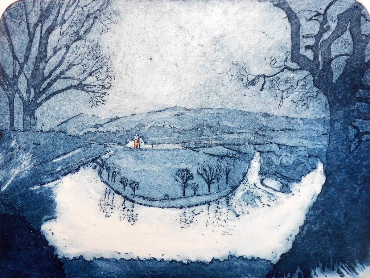 'Ruskin"s View'
Aquatint etching
15x20cm
A new etching of mine, which will be available soon at @bumblebeegallery Kirkby Lonsdale when it reopens at the end of next week, all being well.
#kirkbylonsdale #ruskinsview #art #artscumbria #etching #printmaking #thelakes #notjustlakes