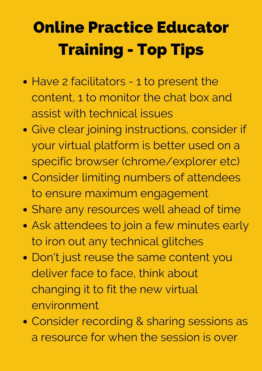 SophieGResearch's tweet image. We have had a few people ask about our online practice educator training, so thought we would pull together a few &apos;top tips&apos; to start a conversation...

#practiceeducators #physiotherapy 

@VIPhysio_pike @SarahEwles @UoW_Physio @kcookphysio