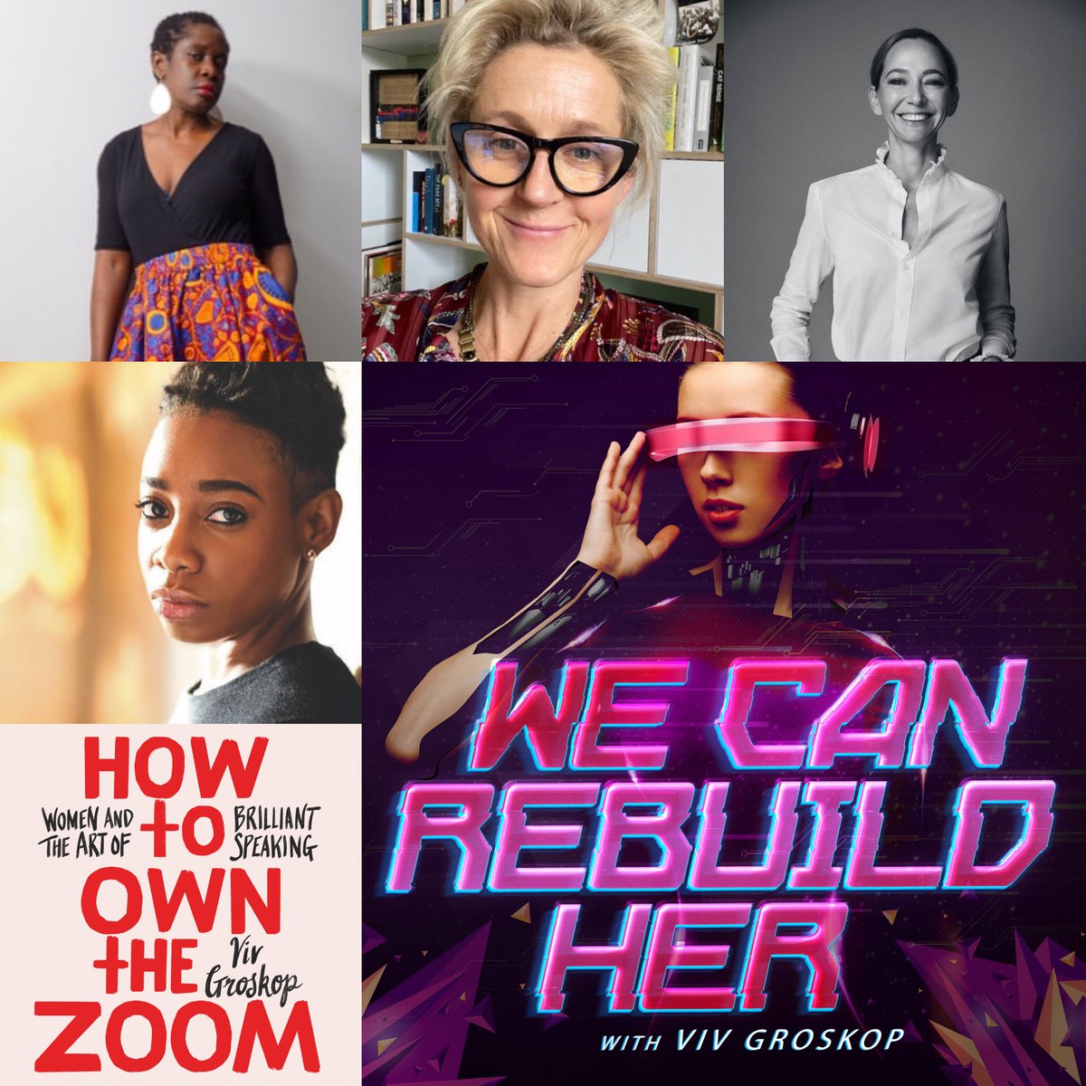 🎧📢 Post-lockdown double podcast extravaganza! Be ready for the new world... Be inspired... HOW TO OWN THE ZOOM out now: podfollow.com/how-to-own-the… PLUS new brand podcast WE CAN REBUILD HER with @Marthalanefox @AmplifyDot @Kemitelford @theflowerbx: wecanrebuildher.libsyn.com 📢🎧