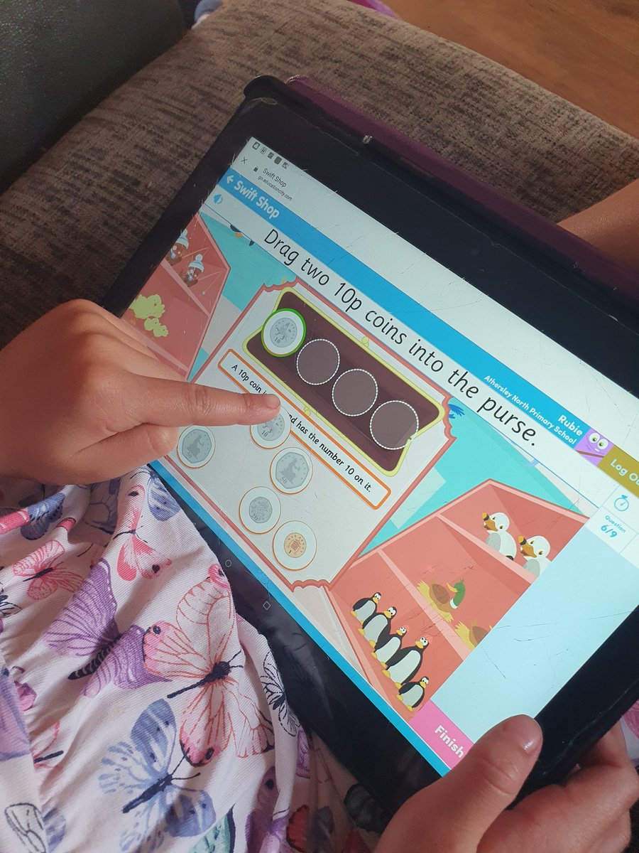 sh4n15's tweet photo. @athersleynp rubie having a go on education city https://t.co/Mc97J4TF6R