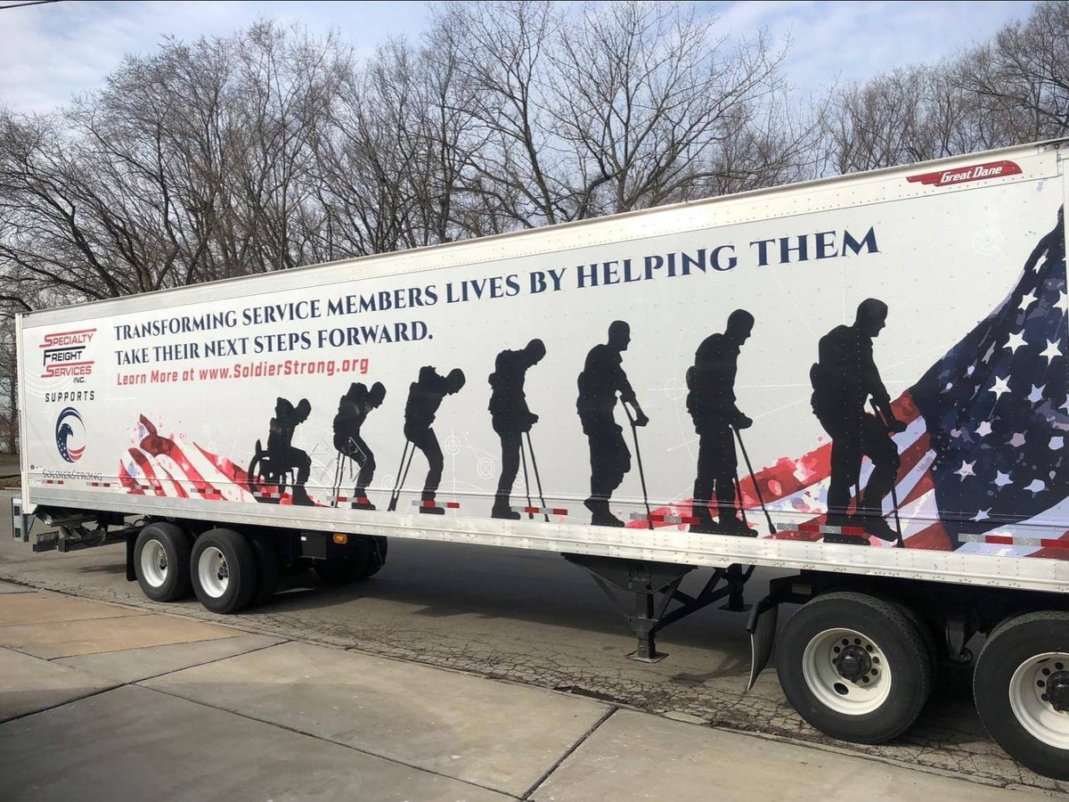 SFREIGHTINC's tweet image. We are proud to support @soldierstrong helping our service members take their next steps forward. To see how you can help our #veterans go to soldierstrong.org #MoreThanEverBefore #trucking