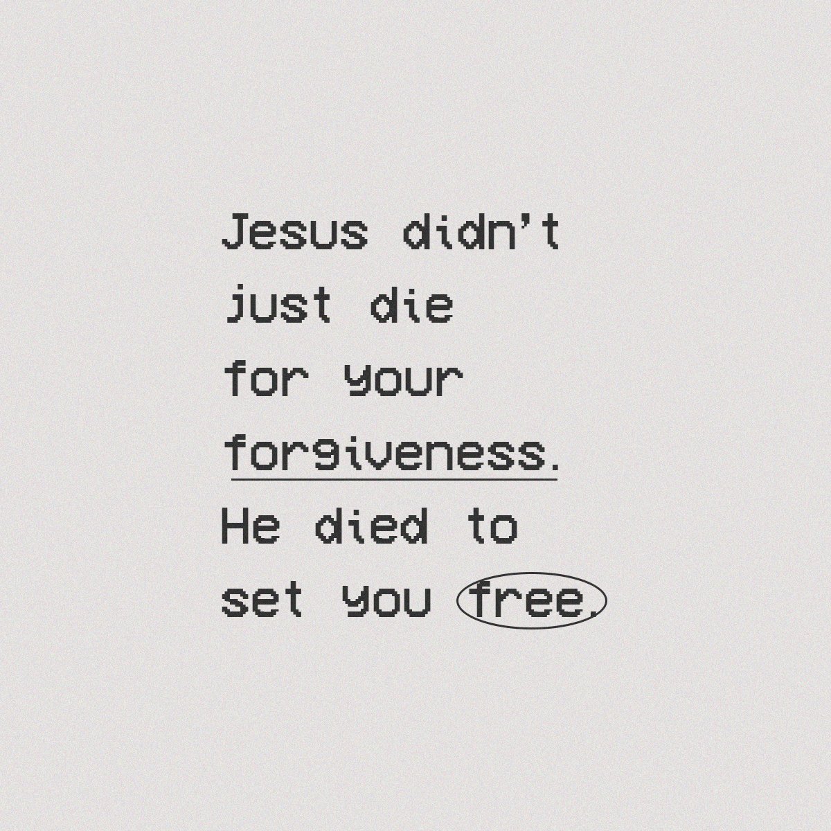 Jentezen's tweet photo. Live in the fullness of what Jesus died for - He died to set you free! https://t.co/aAKA9zkikF