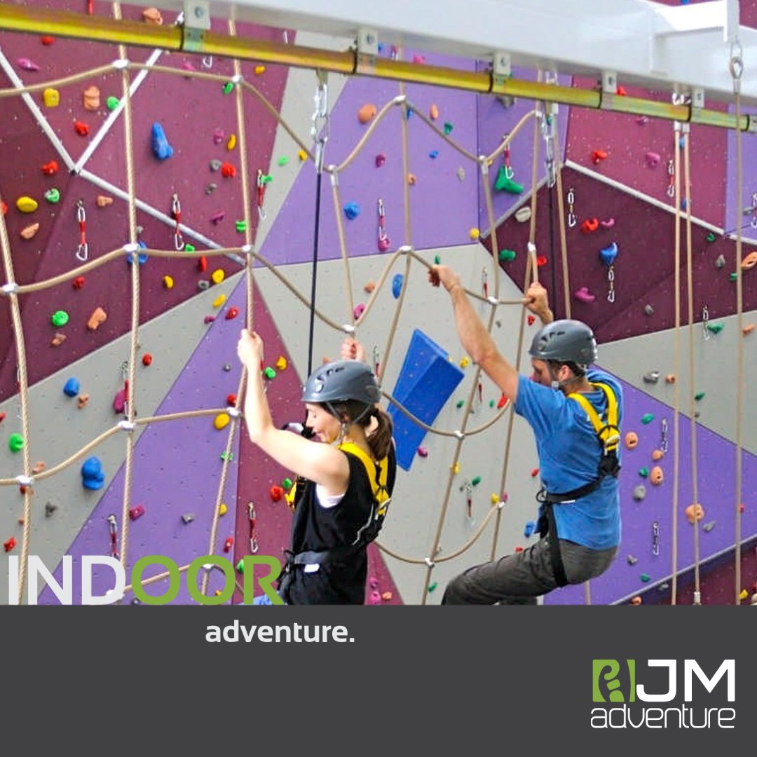 JMAdventure's tweet image. We don&apos;t just build outside adventure courses, we created this brilliant climbing wall and high ropes course at The XC in Hemel Hempstead. Let us know if you&apos;ve had fun on this course. #climbingwall #nets #netcourse #indoorcourse