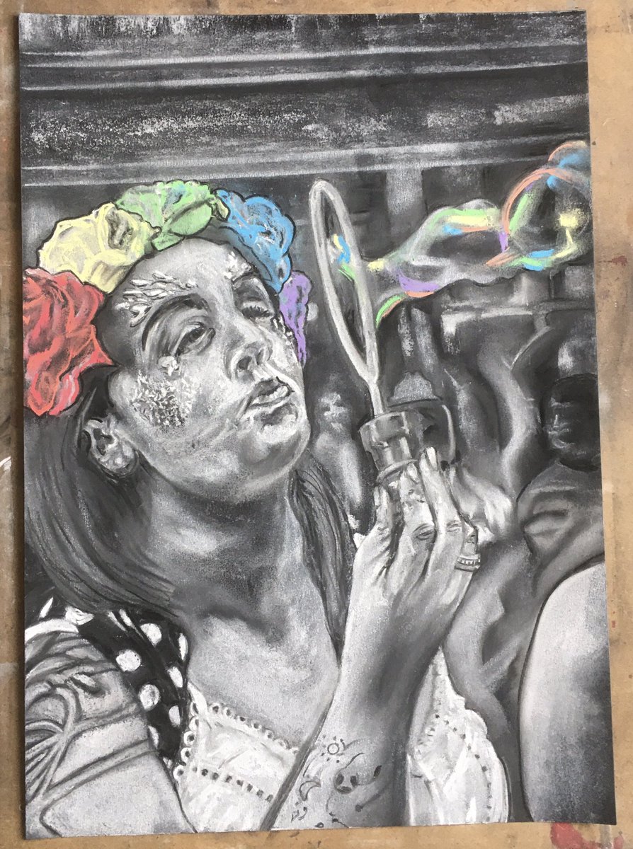 ian_beckett's tweet photo. Equality Rocks!
My latest piece
“Blow with PRIDE”
chalk and charcoal
July 2020
@TheICStation
#CreationInIsolation
#CreativeUnderQuarantine
#CreateToConnect
@lmjrocker @ASLEFunion https://t.co/lNTf2bHQ3i